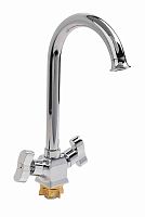 BELAQUA BL-P-4101-5 смеситель д/кухни двуручк. (10шт/ящ)