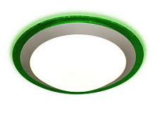 Светильник ИПО, Marella, SBL-R WH/GR, LED-16w/6500K/IP44 1400Lm, пластик, белый/зеленый