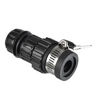 INBLOOM Соединитель шланга d3/4" с безрезьбовым краном, с хомутом 7,5х6х5