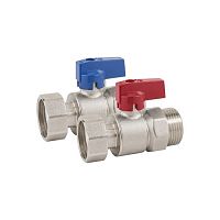 Кран шаровой 1", г-г, с накидной гайкой, ProFactor