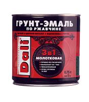 Грунт-эмаль 3в1 Dali Молотковая Бронзовая 0,75л.