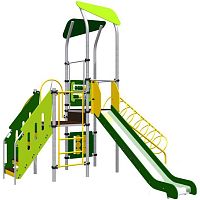 Игровой комплекс 34.01, Зелёный, жёлтый, коричневый