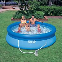 Бассейн надувной 366х91см+фильтр-насос "Лето-pool" (30205А)