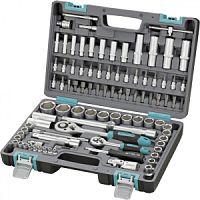 Набор инструментов STELS 94 предмета 1/2", 1/4" пласт. кейс, CrV 14106