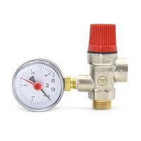 Предохранительный клапан на отопление "Thermofix" (3.0 bar) (1/2" г/ш) (с манометром)