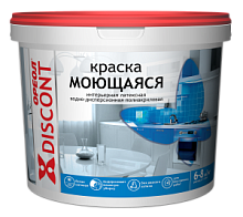 Краска Моющаяся Ореол Дисконт. 1,5кг