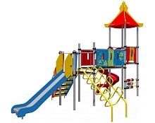Игровой комплекс 17.00, Синий, жёлтый, красный