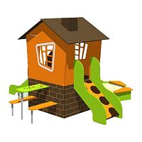 Игровой комплекс 23.00, Зелёный, жёлтый, коричневый