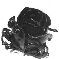 Цветок d60мм, ковка, роза, арт. 2100
