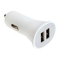 Блок питания автомобильный 3хUSB (2х1000 mA, 2100 mA) белая REXANT, 18-1949