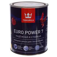 Краска Моющаяся Tikkurila Euro Power 7 (база С). 0,9л