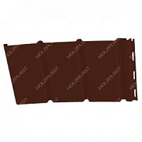 Holzplast Софит неперфорированный тройной шоколад 3х0,31