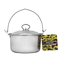 BOYSCOUT   Котелок походный с крышкой, НЕРЖАВЕЮЩАЯ СТАЛЬ, 3 л /4