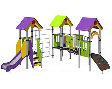 Игровой комплекс 12.00-02, Зелёный, фиолетовый, коричневый