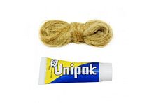 Монтажный комплект №3 "UNIPAK" (герметик 20 гр + лен 13 гр)  