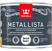 Краска для металла по ржавчине 3в1 METALLISTA TIKKURILA (0,4л) Бесцветная (база С)