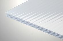 Сотовый поликарбонат молочный 12мх2,1мх6мм