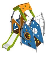 Игровой комплекс 31.00, Зелёный, жёлтый, коричневый