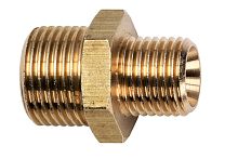 Ниппель переходной 3/8"М - 1/4"М (10 Н - 6,4 Н) 