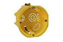Коробка уст. СП 65х45 для г/к SchE IMT35150 желтая (подрозетник)