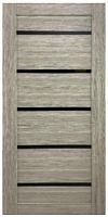 Дверь PV-02 (800х2000 Дуб Дымчатый (ПВХ) Сатинат светлый)