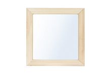Зеркало квадратное 30*30 см, липа "Банные штучки" /4