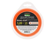 Корд триммерный STARTUL GARDEN 3.0 мм х 15 м Круг DUAL-CUT ST6067-30