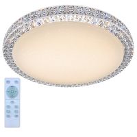 Светильник ИПО, Estares, SBL-R WH, LED-40w/4400K/IP44 300-3600Lm, акрил/пластик, декор.прозрачный/се