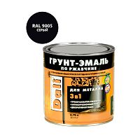 Грунт-эмаль 3в1 Dali Черная (Ral 9005) 2л.