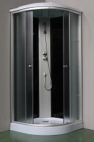 Душевая кабина KS-ZQ 205/1 100х100х215 (низкий поддон 120 мм. рифленое стекло 4 мм. 4 коробки)