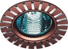 Светильник ИВО, Feron, GS-М364 ВR/CH, LED-10w GU5.3 MR-16, металл, коричневый/хром