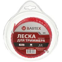 Корд триммерный Bartex 4 мм Квадрат 15м 408672