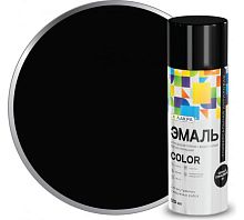 Эмаль аэрозольная Лакра Color унив. Черный глянцевый 39