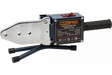 MAX-PRO Аппарат сварочный для пластиковых труб 750/1500Вт; 50-300℃; 6 насадок; 5,8 кг; металлический