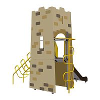 Игровой комплекс 82.01, Жёлтый, коричневый