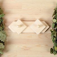 Вешалка 2 крючка, липа "Добропаровъ" 1350300