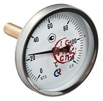 Термометр БТ-31 Dy63 с задн. подкл., 1/2" 0-160 (БТ-31)