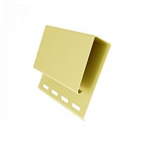 Holzplast (светло-желтый) Завершающая планка (3,66м) (кремовый)