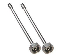 Трубка для смесителя ХРОМ 0,8 м. 1/2" x M10