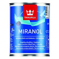 Эмаль алкидная тиксотропная MIRANOL (Миранол) TIKKURILA (0,9л) Белая (база А)