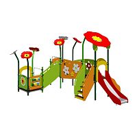 Игровой комплекс 93.00, Зелёный, красный, оранжевый
