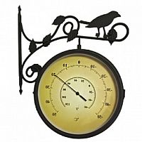 Часы/Декор 407-20F часы терм. с пением птиц  14077 (маленькие)