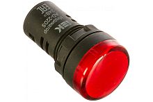 Лампа AD22DS(LED)матрица d22мм красный 24В AC/DC  IEK