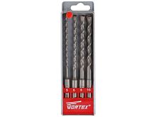 Набор буров по бетону  WORTEX 4 шт. SDS-PLUS WHDS5010C10427