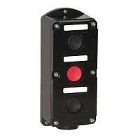 Пост.кноп. ПКЕ-212/3 "Пуск-Стоп" 2 черн. 1красн. ПКЕ-212.2Ч.1К  16137