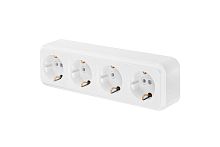 Розетка  Пралеска ОУ 4 мест. бел.с/з РА16-266