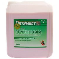 Грунтовка глубокого проникновения Оптимист G107. 10л