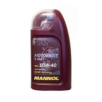 Mannol 4-Takt Мото 10w40 Motorbike   1л. синт. масло для мотоциклов KAWASAKI YAMAHA SUZUKI HONDA