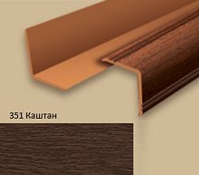 Угол вспененный 40*40*2,7 Каштан