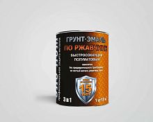 Грунт-эмаль 3в1 ЭКО-NOM белая. 0,9кг